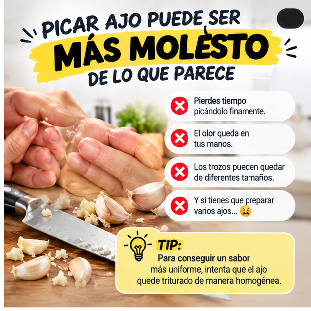 Prensa de ajo + Regalo
