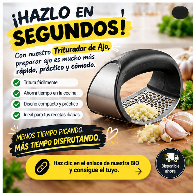 Prensa de ajo + Regalo